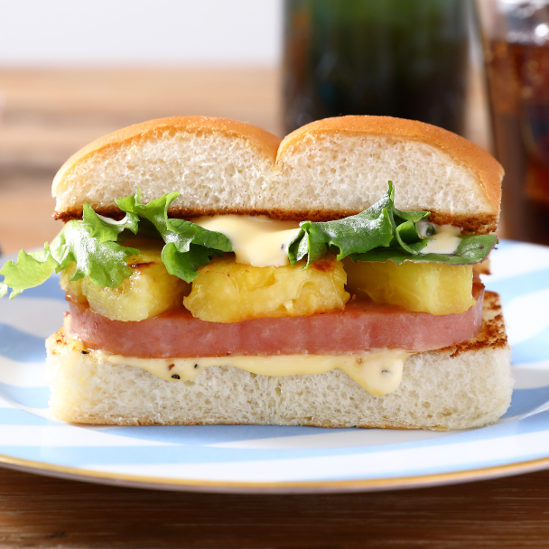 ハワイアン・スパム・スライダーの完成イメージ画像