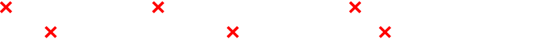 ×印字が読みづらい　×背景に文字や模様がある　×余計なものが写りこんでいる　×光が当たりすぎている　×斜めになっている　×レシートがコピー